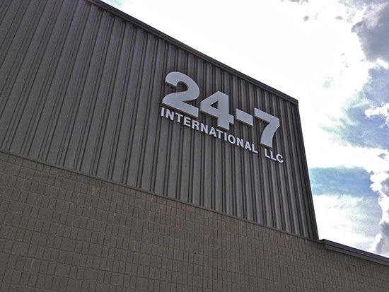 3D plastic letters sign