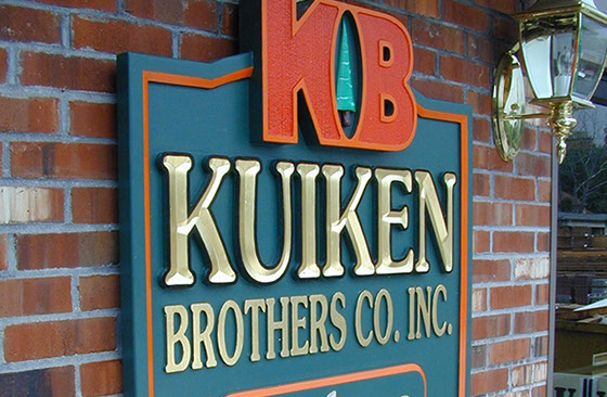 3D Carved Letters Sign