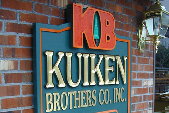 3D Carved Letters Sign