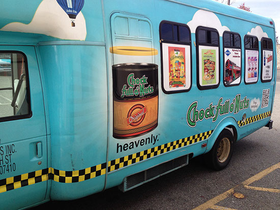 Digital Printed vinyl on a bus