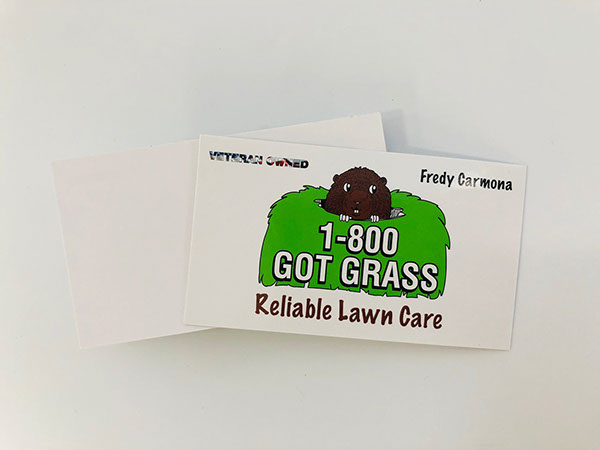 Glossy paper with graphics