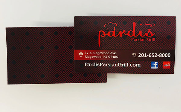 Glossy paper and full color in both sides