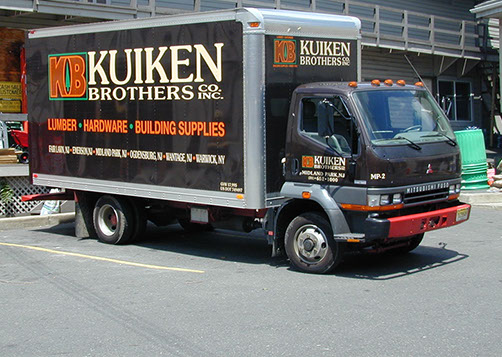 Truck Lettering cut vinyl