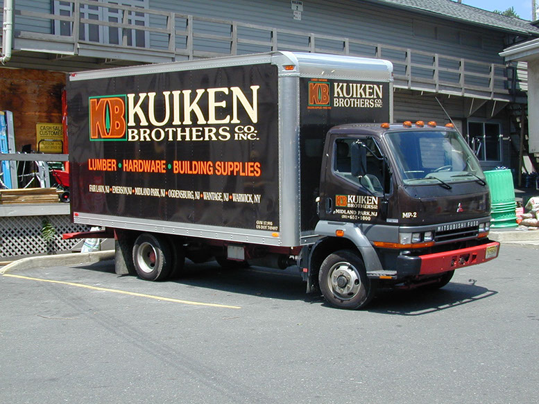 Truck Lettering cut vinyl