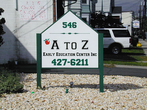 Cut Vinyl on Aluminum Sign