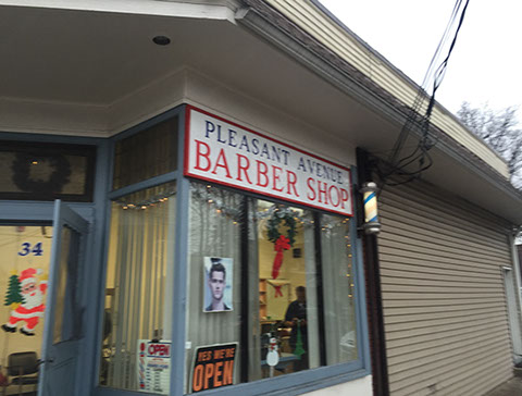 Cut vinyl on acrylic sign