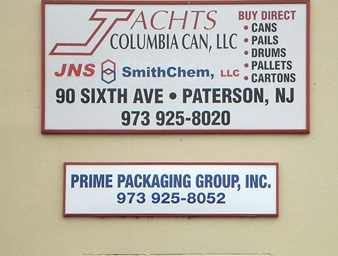 Cut Vinyl on Commercial Panel Sign