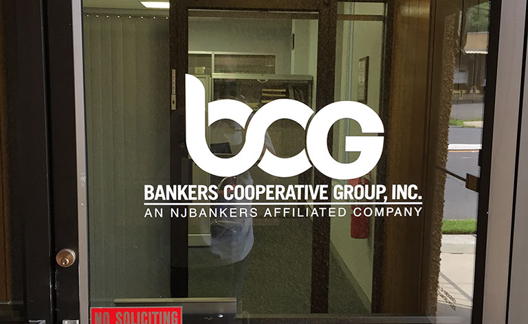 Cut Vinyl on glass door