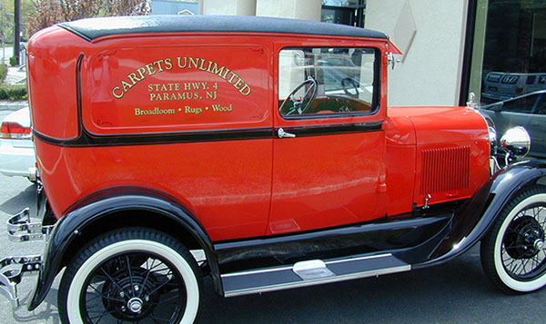 Cut Vinyl sedan vehicle