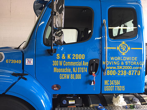 Printed and die cut vinyl on vehicle