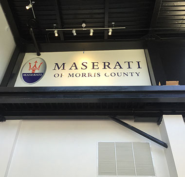 Vinyl Wrap decal die cut and applied to wall sign