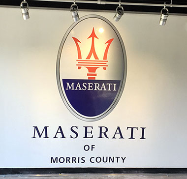 Vinyl Wrap decal applied to wall sign