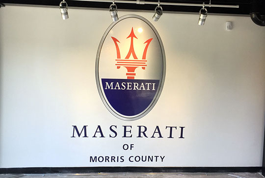 Vinyl Wrap decal applied to wall sign