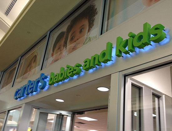 Halo Lit Channel Letters Sign