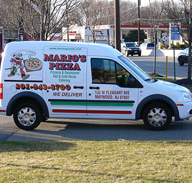 Hybrid Vehicle Wrap Digital Printed vinyl on a van
