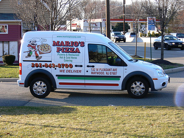 Hybrid Vehicle Wrap Digital Printed vinyl on a van