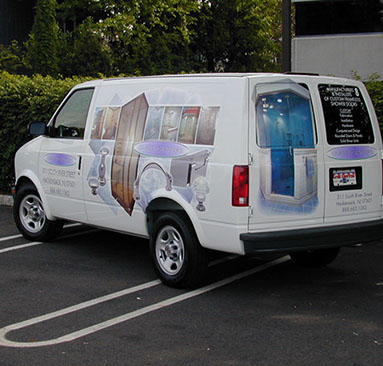 Hybrid Vehicle Wrap Hybrid wrap digitally printed
