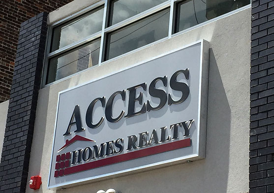 Light Box Sign 3D Push Through letters Sign