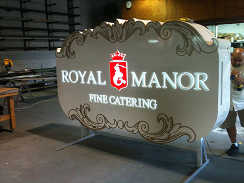 Light Box Sign 3D Push Through Letters