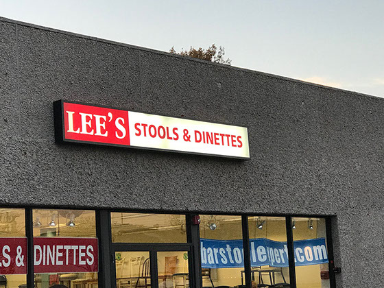 Light Box sign Cut Vinyl Graphics light box