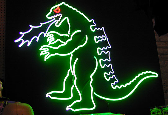 Godzilla decorative piece