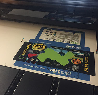 Box before being folded and glue together