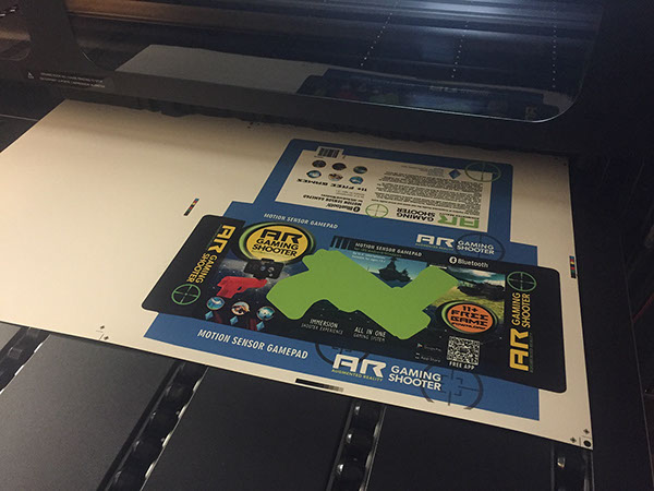 Box before being folded and glue together