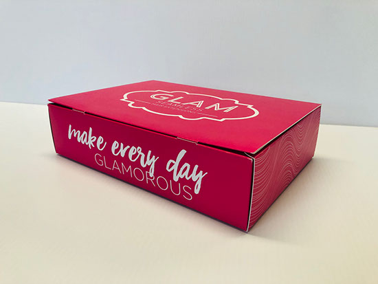 Cardboard box folded