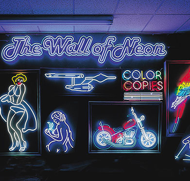 Wall from our old retail location