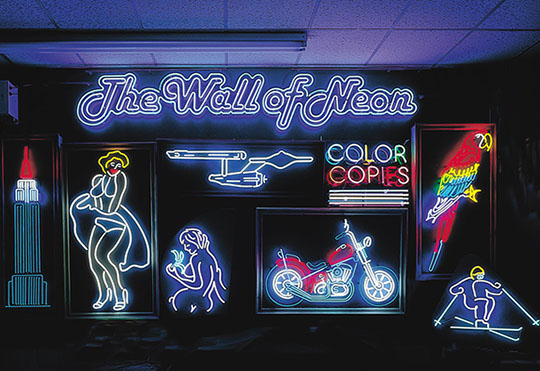 Wall from our old retail location