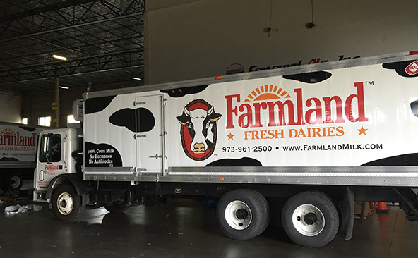 Vehicle Wrap Digital Printed vinyl on a truck