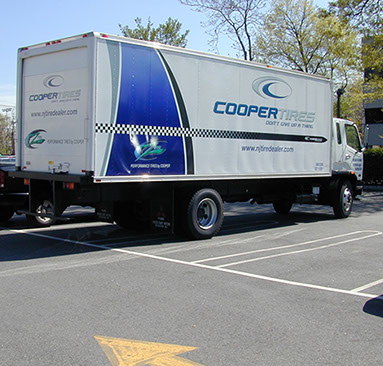 Hybrid Vehicle Wrap Digital Printed vinyl on a truck
