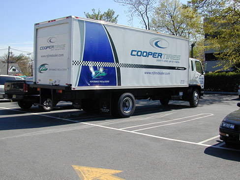 Digital Printed vinyl on a truck